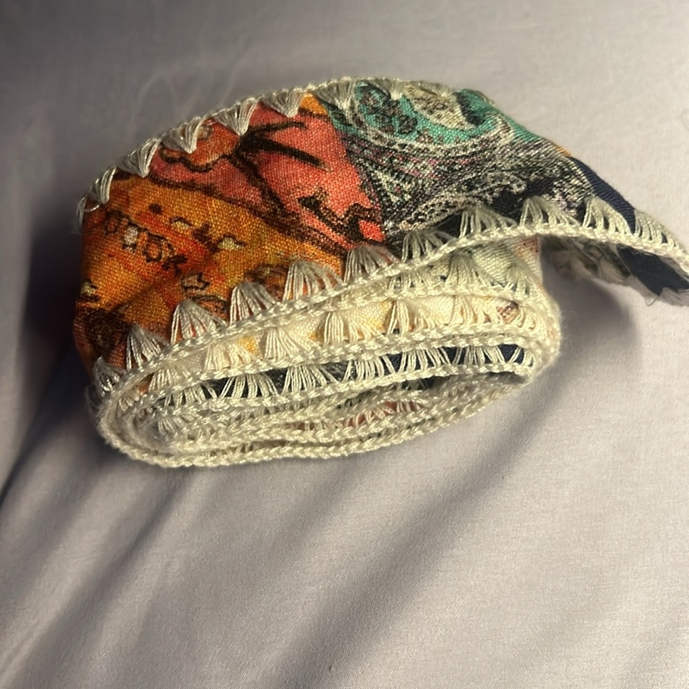 Magaschoni Multicolor Patchwork Long Sleeve Dress - image 5